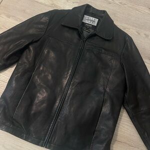 Pelle Studio Wilson’s Leather Black full zip Jacket w/Thinsulate removable liner